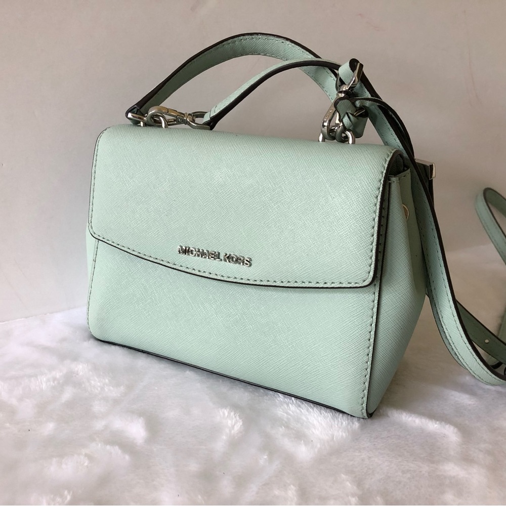 Michael Kors Mini Ava Crossbody, Mint Green - Picture 3 of 8